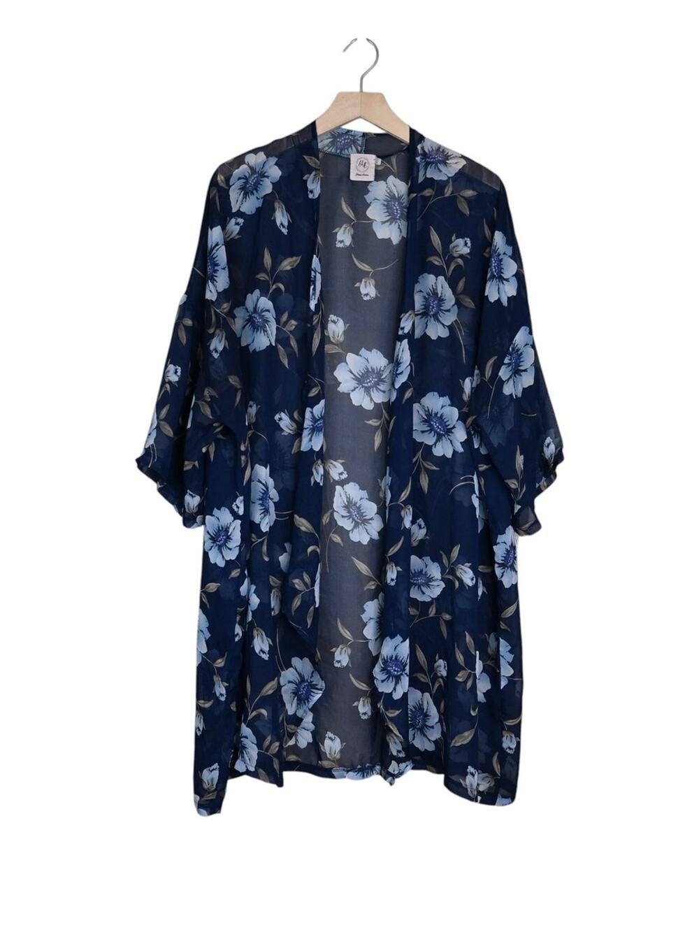 Grace & Emma Women's Plus OS Floral Kimono Duster